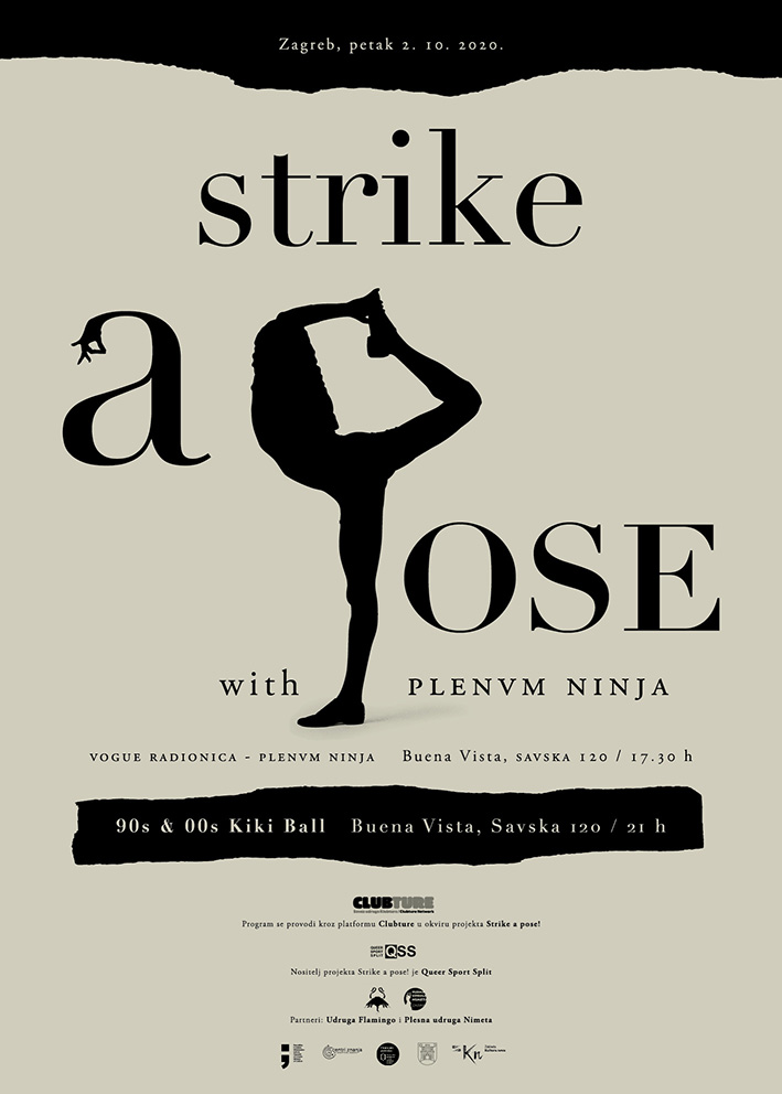 Strike a pose   plakat  b2 